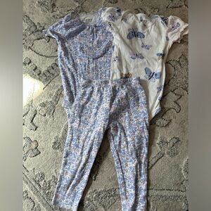 Matching onesie and pants